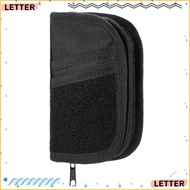 LETTER EDC Tool Storage Bag, Mini Multipurpose Credit Card Wallet Organizer,  Nylon Portable EDC Pou