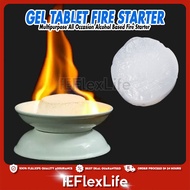Fuel Tablet Alcohol-Based Campfire Light Weight Charcoal Fire BBQ Gel Disk Fuel Stove Camping Fire S