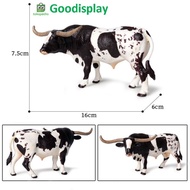ANEKA MAINAN MINIATUR HEWAN WILD FARM ANIMAL SAPI BANTENG KERBAU