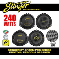 Stinger Pro Series OEM Speaker Plug & Play for Perodua & Proton Carbon Fiber Cone