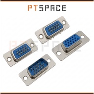 DB15 Port Male Female 15 Pins Straight 3 Rows Solder Wire Connector