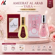 Ameerat Al Arab/Yara 50ml EDP Perfume Original Eau De Parfum Long Lasting Arabic Fragrance Sweet Fem