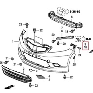 Jazz Front Bumper Bracket 2008-2011 Jazz GE8 original honda