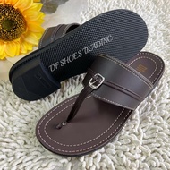 KASUT RAYA Capal Raya Slippers for Big Boys Teenagers & Adults Adults Men Slipper Chapel PU Leather 