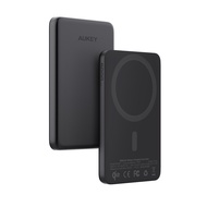 Aukey PB-MS07A MagFusion M 5,000mAh Qi2 Magnetic Wireless Power Bank (CCC-Certified) - Gray/White/Pe