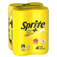 Sprite Lemon Plus Zero Sugar  Tin Pack 4 x 320ml