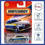 Matchbox 2023 BMW i4 Police Sedan JBN43 Model Car.