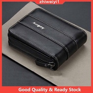 [Qian Chao Bao hang] Men's Short Wallet Buckle Multi-function Driver's License Coin Purse Zipper Wallet