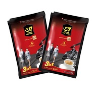 G7 Coffee Sample Packet G7 Black Instant Coffee 2g 3in1 Coffee 2in1 with Sugar Vietnam Trung Nguyen 