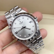 Tudor (TUDOR) Royal Series Men's Watch Automatic Mechanical Men's Watch Swiss Watch Date Display Waterproof Luminous 38mm Silver Dial Diamond M28500-0002