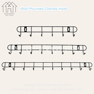 Wall-Mounted Metal Clothes Hook Bathroom Wall Hook Door Hook Clothes Hangers Clothes Hook  2406 墙壁挂勾