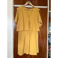 BOOHOO MUSTARD DRESS US 14