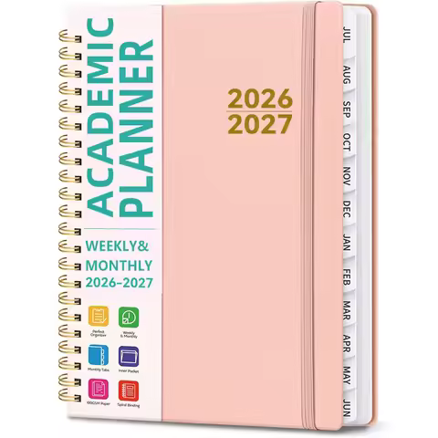 2026-2027/2027 Academic Planner Weekly Monthly Organizer, 2026-2027/2027 Planner Book Hardcover Orga