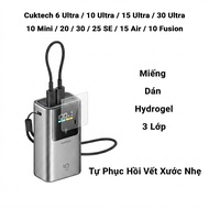 Hydrogel Film for Cuktech 10 Mini / 6 10 15 20 25 30 Ultra / Plus / Air / Fusion / SE, Transparent, 