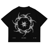 Simplimoods I Become No Form Art Graphic - Oversized Boxy Fit Tshirt Unisex - Cotton Combed 20s