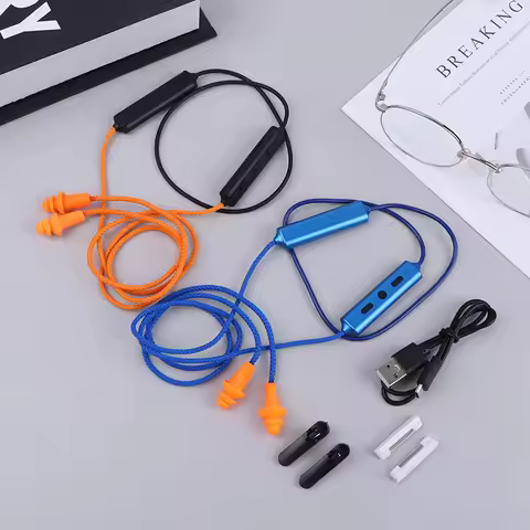 Ear Plugs Bluetooth Headset For Work, Noise Suppression, Hearing Protection,Construction Sites, Prod
