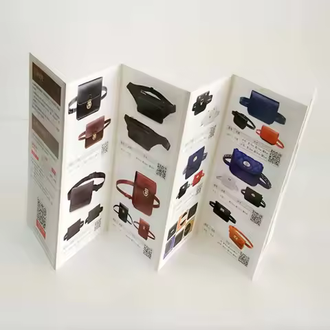 Customized. Product Flyers Accordion Fold Manual Printing Factory Customized Sales Guarantee Card Pa