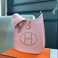 Authentic Hermes Mini Evelyne 16 Rose Sakura