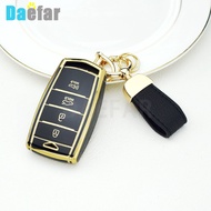4 Bottons TPU Car Smart Key Case Cover for HYUNDAI 2020 Genesis G70 G80 EQ900 G90 Auto Key Fob Shell