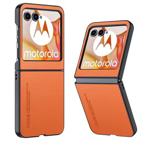 For Motorola Razr 60 Ultra / Razr 50 Case Luxury PU Leather Protection Cover for Motorola Moto Razr 