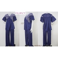 Sleepwear Set Underwear/ Wanita with Long Pants FELANCY Size M Mix Lace Premium Smooth Soft Underwea