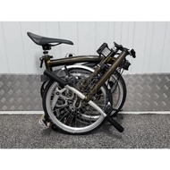 Brand New Brompton BLACK LACQUER S6L (Low Handle Explore 6 Speed)