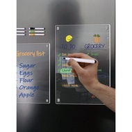 🔥Fridge Planner jadual peti sejuk rewritable 2mm Magnetic Acrylic Weekly Plan Calendar Notes Message