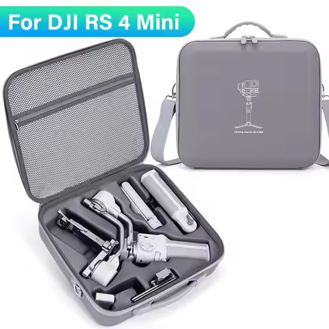 For DJI RS 4 Mini Shoulder Bag Anti-pressure Storage Box Hardshell Carrying Suitcase for DJI Ronin R