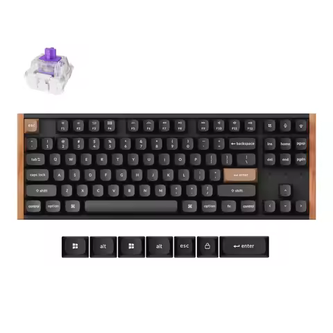 Keychron K8 HE Wireless Magnetic Switch Custom Keyboard RGB Backlight Double-Shot PBT Keycap