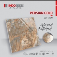 GRANIT/KRAMIK LANTAI 60X60 PERSIAN GOLD GLAZED POLISHED by INDOGRESS