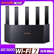 Tenda Router BE3600 2.5G WiFi 7 3570Mbps Network 3*1Gigabit Port 2.4/5GHz Dual Broadband Access Netw