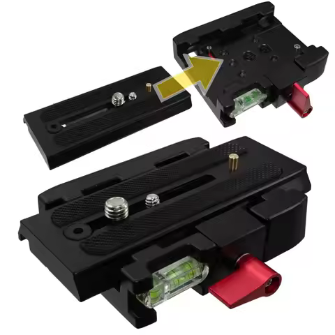 Quick Release Clamp Adapter Camcorder Tripod Plate Mount For Fujifilm x100 Xe3 Xpro 3 Sony A 6500 DS