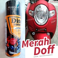 Diton Premium Stylist Red Matt H9281 Merah Doff 9281 Honda Scoopy PCX 400ml Cat Pilok Pilox Dof Dop Sepeda Motor Mobil