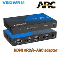 ♠HDMI eARC adapter 4K 60Hz HDMI ARC/eARC Audio Extractor Splitter Soundbar Speaker HDMI Dolby AxD|t