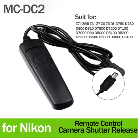 MC-DC2 Remote Control Shutter Release Cable for Nikon D90 D5000 D5100 D5200 D5300 D5500 D5600 D3000 