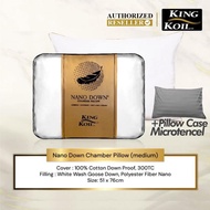 Bantal Bulu Angsa Kingkoil Nano Down Chamber - King Koil Nanodown Chamber Goosedown Feel Pillow