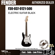 Squier Mini Stratocaster Electric Guitar, Laurel FB, Black / Fender Squier Guitar