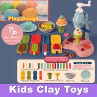 Hot Sale - 45Pcs Clay toys Kids Plasticine Play Dough Clay Art Pretend play noodle maker Play doh Cl