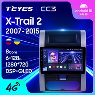 TEYES CC3 For Nissan X-Trail X Trail 2 T31 2007-2015 Car Radio Video Player stereo GPS Android 10 No 2din car GPS