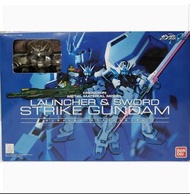 中古 Bandai Gundam 高達 Chogokin Metal Material Model Launcher & Sword Strike Gundam
