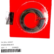 ADV160 OIL SEAL 34X52X7 OILSEAL TRANSMISSION CASE GEARBOX SEAL (ORIGINAL100%HONDA) 91204-K59-A11