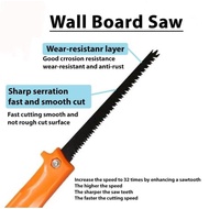 2 in 1 Wall Board and Ceiling Saw for Cutting Plaster, Gypsum, Drywall, Wood