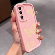 Casing hp for Samsung A35 5G A34 5G A33 5G A32 A31 Case Butterfly water sign Stable Casing Softcase 