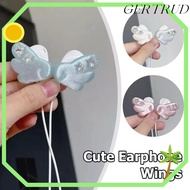 GERTRUD Headphone Accessory, Angel Wing Clip-On Design  Earphone Decoration, Y2K Damage-Free Install