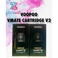 Vape VOOPOO VMATE CARTRIDGE V2 3ML POD FOR INFINITY EDITION/VMATE E KIT/VTHRU PRO KIT ORI