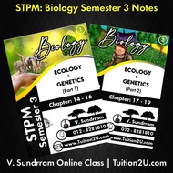 STPM Biology: Semester 3 - Notes & Video Collection