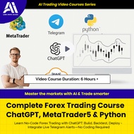 AI Trading Video Course - Complete Forex Trading Course ChatGPT, MetaTrader5 & Python | Learn Ai Tra