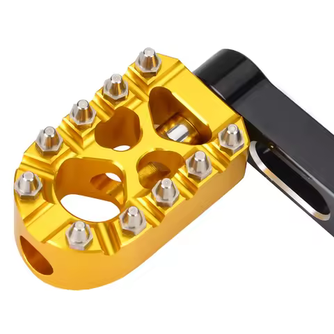Anti-Skid Gold Shifter Peg For Harley Touring Softail Dyna Sportster Aluminum Knurled MX Gear Shift 