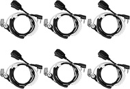 Retevis Acoustic Tube Two Way Radio Earpiece with Mic, Earpiece with Coil Tube, Compatible RT22 RT21