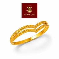 Ready Stock 375 Gold Ring 2V Ring